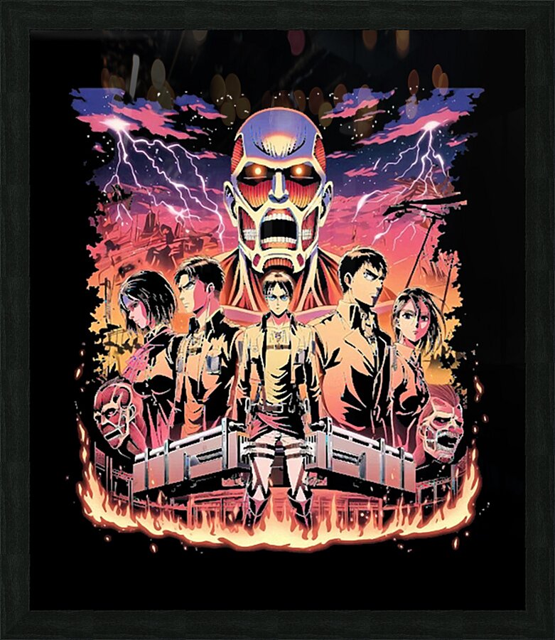 Attack on Titan 18 Picture Frame print