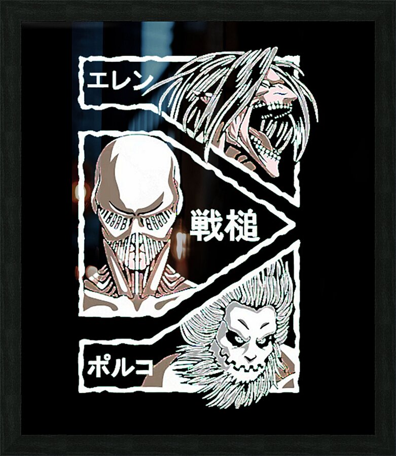 Attack on Titan 20 Picture Frame print