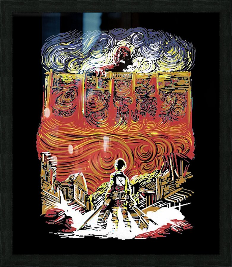 Attack on Titan 24 Picture Frame print