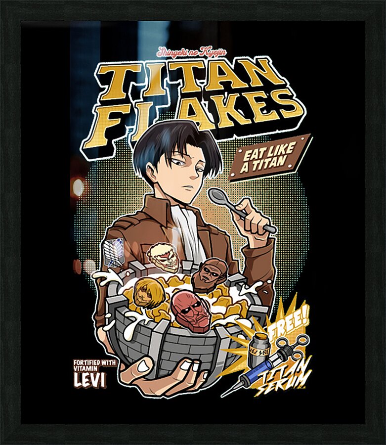 Attack on Titan 34 Picture Frame print