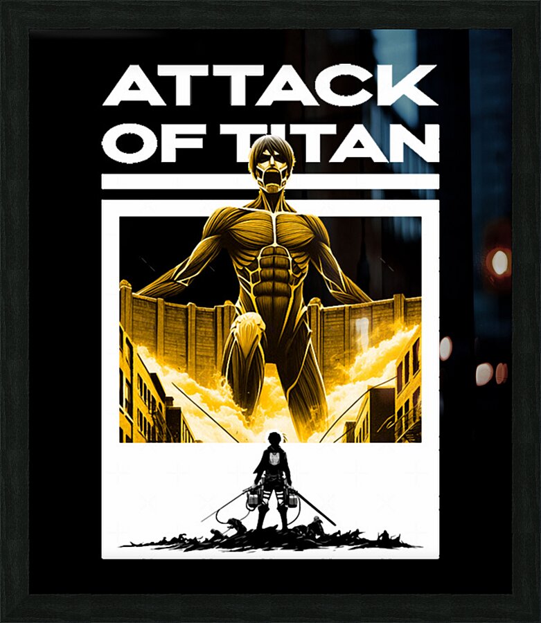 Attack on Titan 36 Picture Frame print