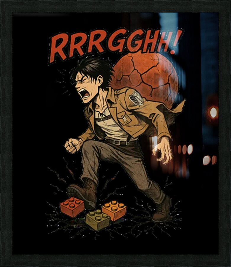 Attack on Titan 42 Picture Frame print
