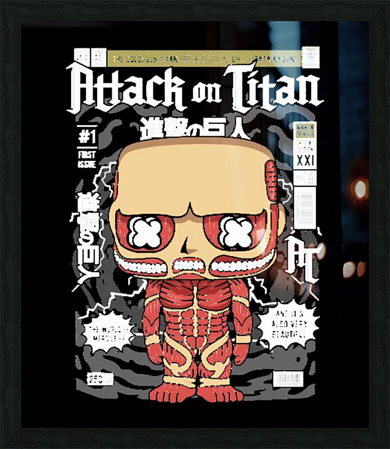 Attack on Titan 44 Picture Frame print