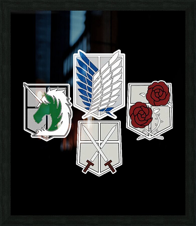 Attack on Titan 48 Picture Frame print