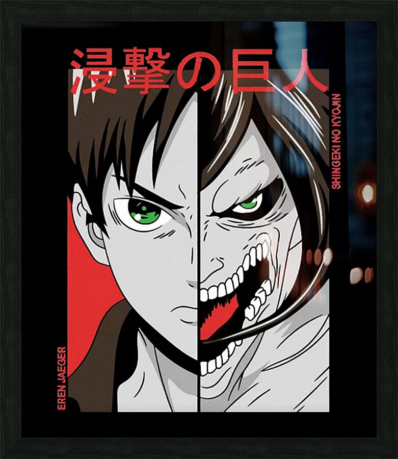 Attack on Titan 49 Picture Frame print