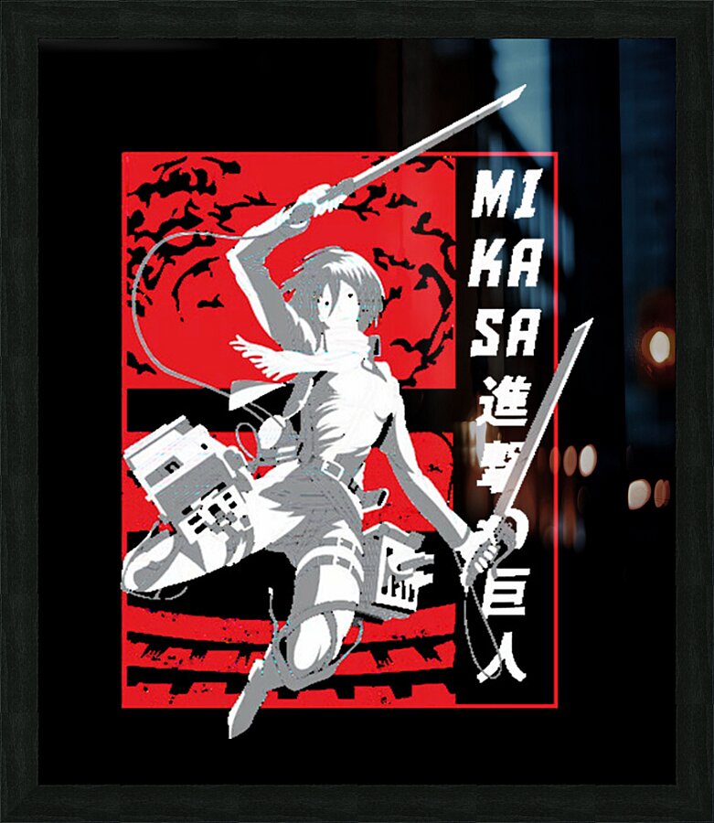 Attack on Titan 58 Picture Frame print
