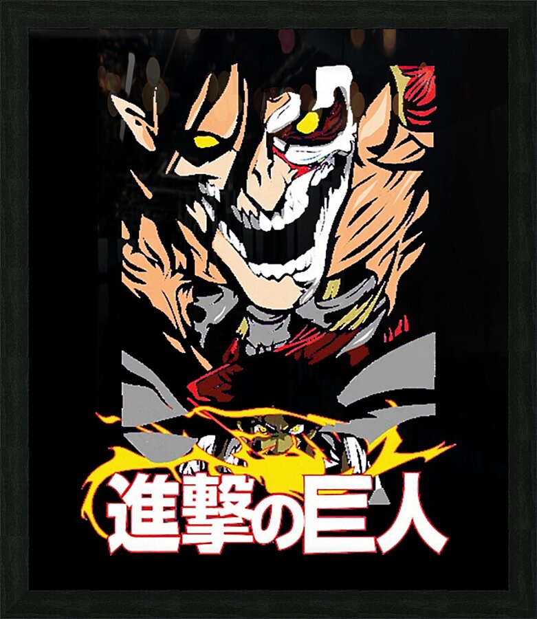 Attack on Titan 61 Picture Frame print