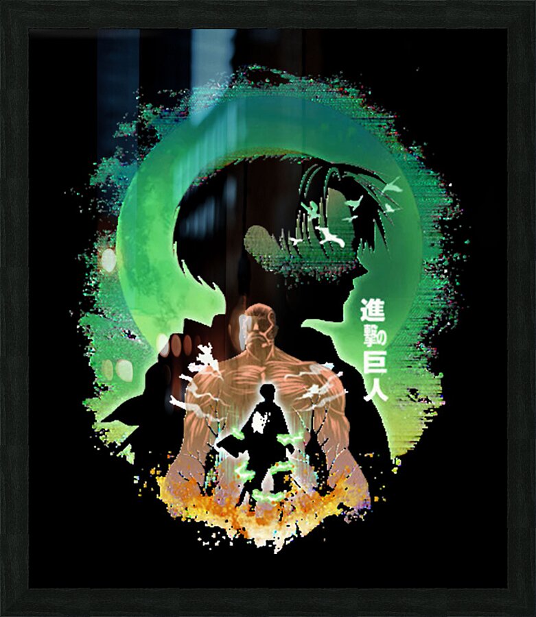 Attack on Titan 66 Picture Frame print