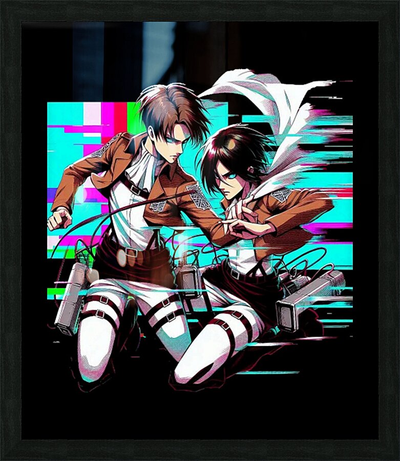 Attack on Titan 69 Picture Frame print