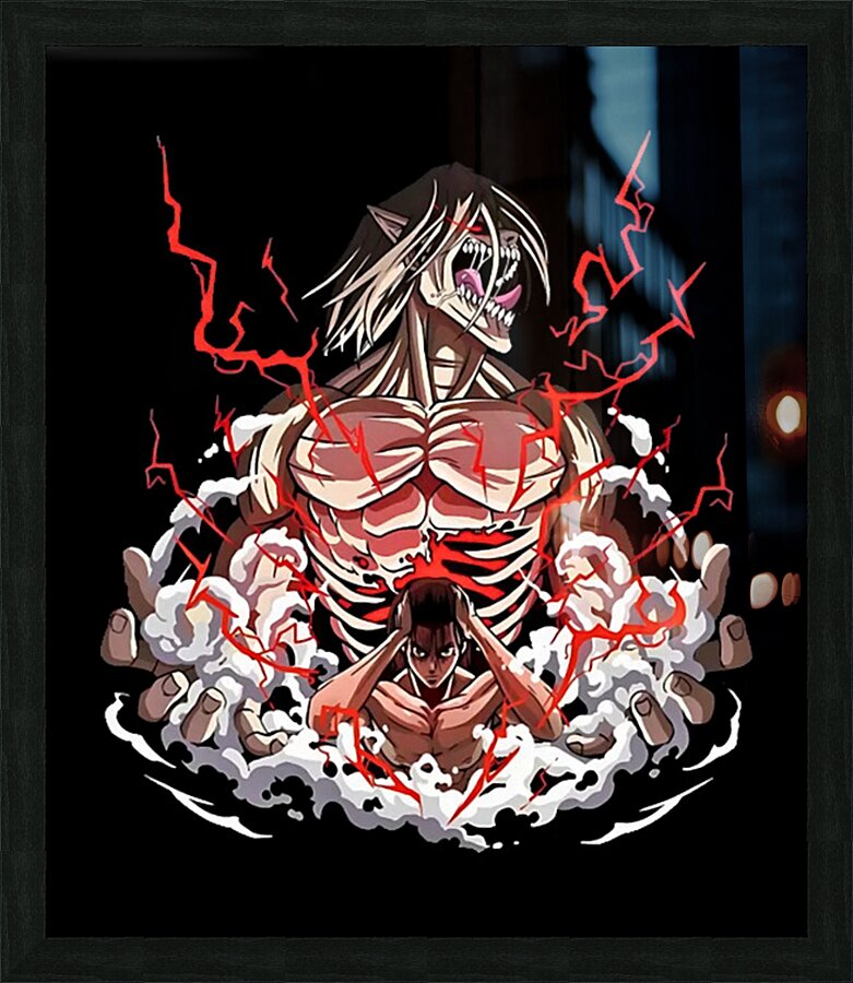 Attack on Titan 71 Picture Frame print