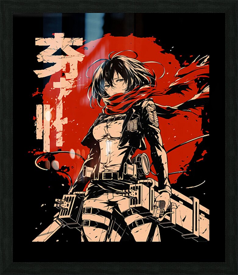 Attack on Titan 72 Picture Frame print
