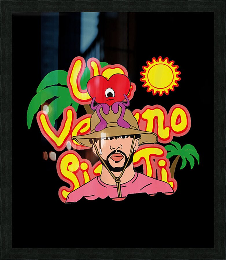 Bad Bunny 2 Picture Frame print
