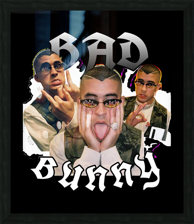 Bad Bunny 10 Picture Frame print