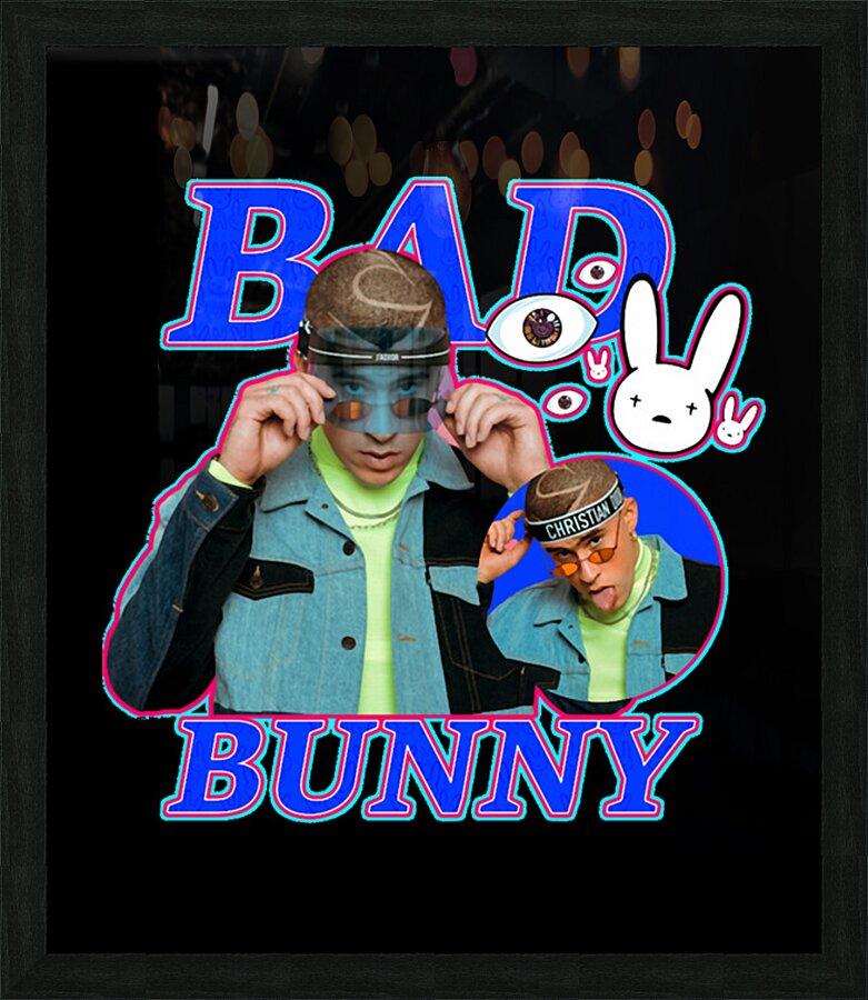Bad Bunny 13 Picture Frame print