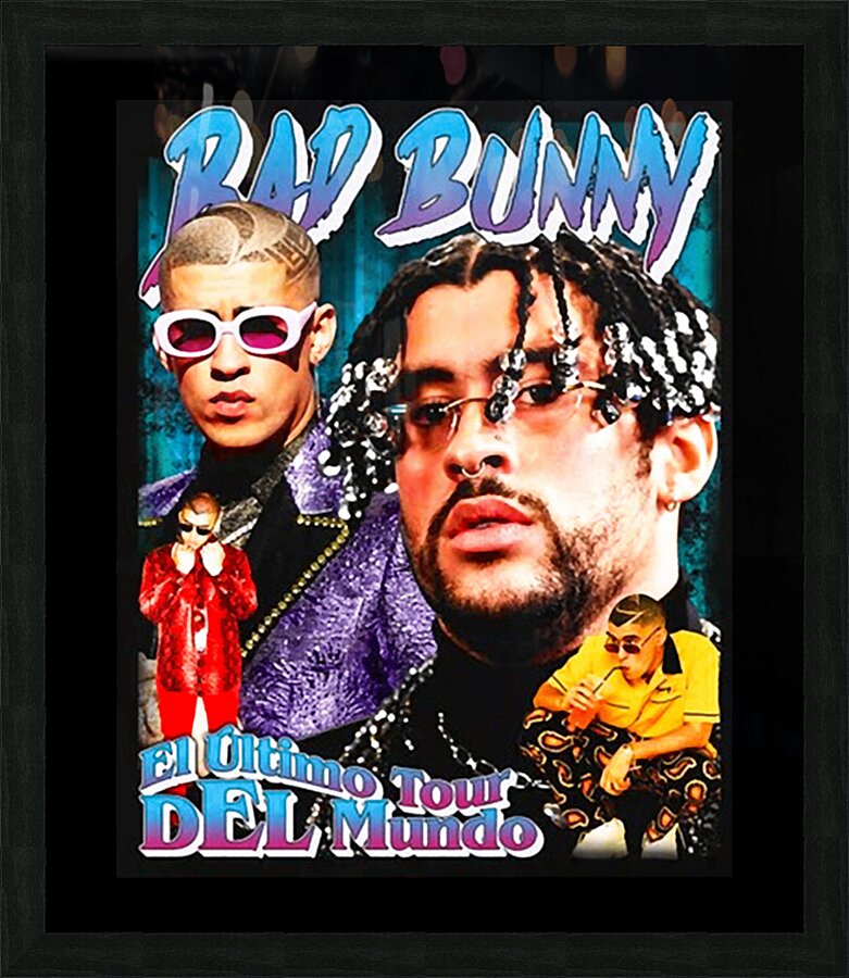 Bad Bunny 14 Picture Frame print