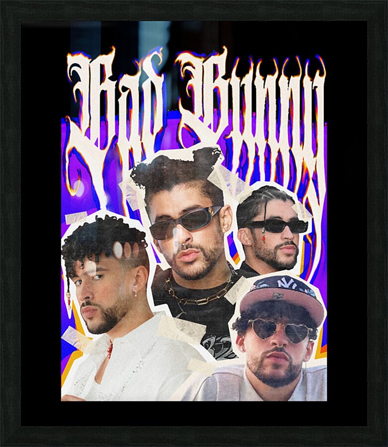 Bad Bunny 16 Picture Frame print