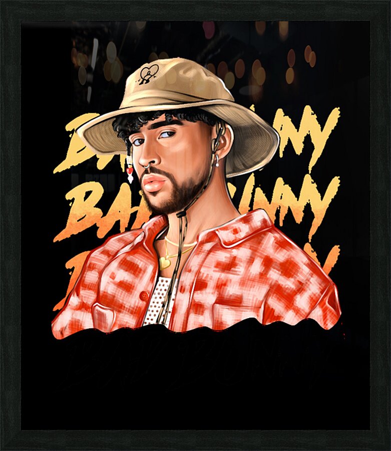 Bad Bunny 19 Picture Frame print