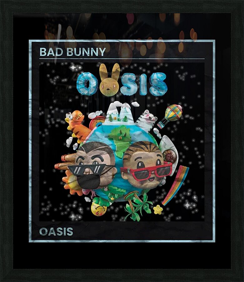 Bad Bunny 20 Picture Frame print