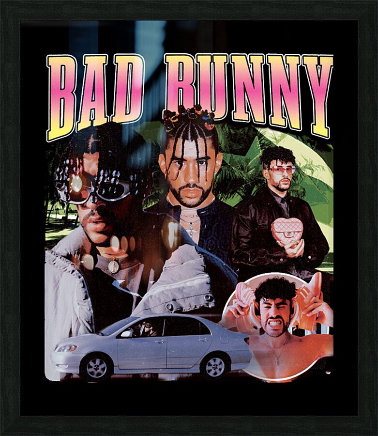 Bad Bunny 21 Picture Frame print