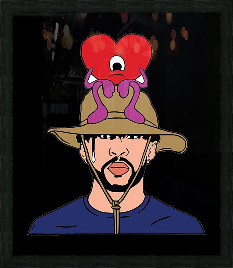 Bad Bunny 33 Picture Frame print