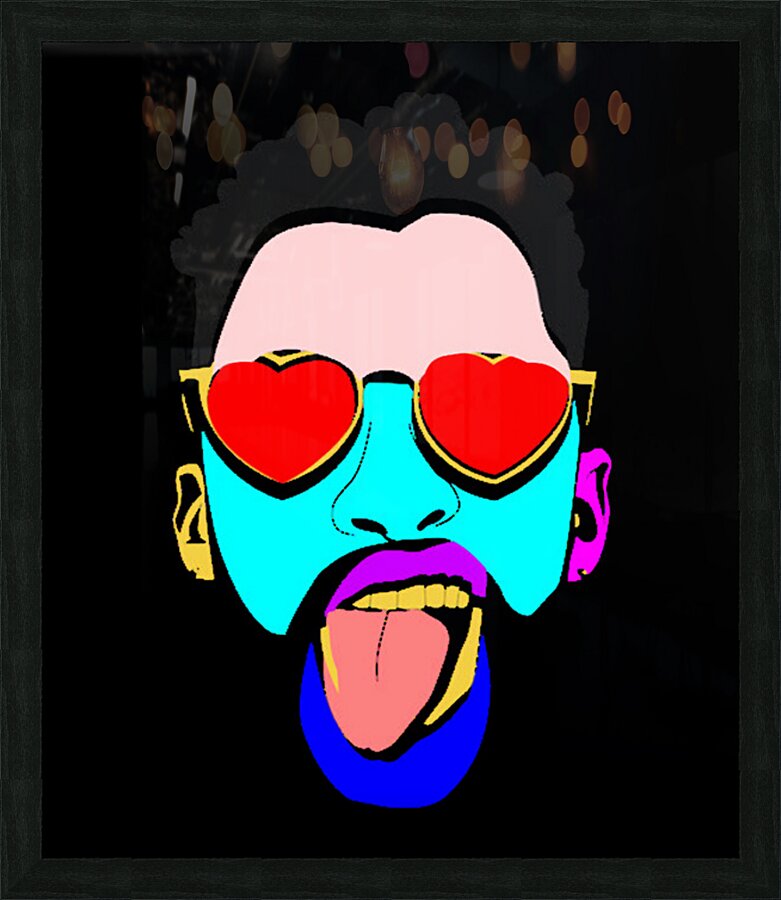Bad Bunny 39 Picture Frame print