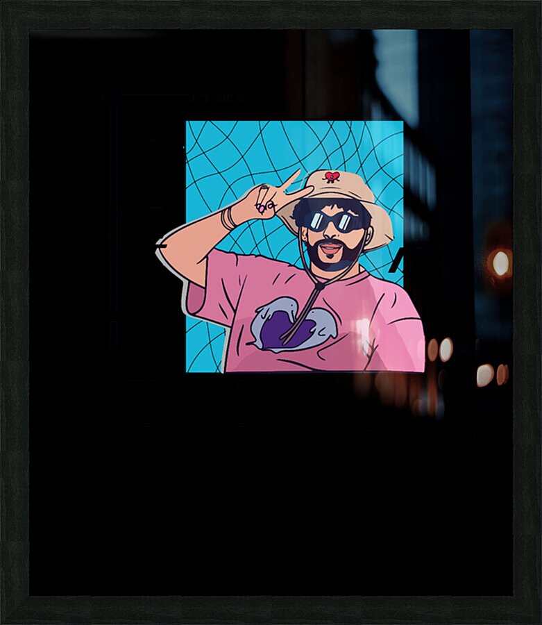 Bad Bunny 42 Picture Frame print