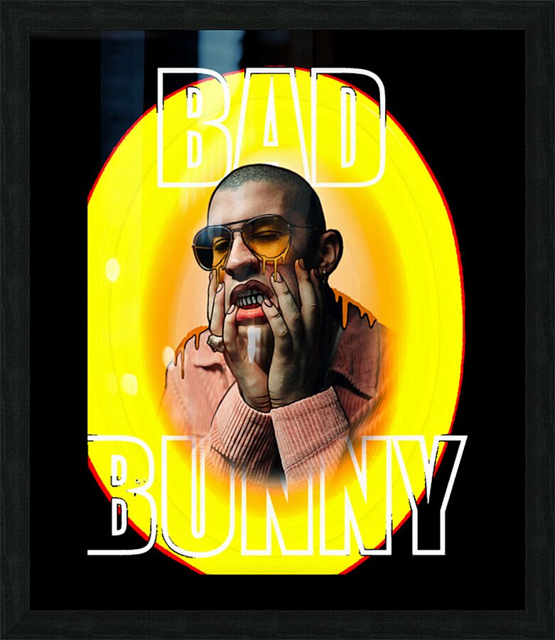 Bad Bunny 44 Picture Frame print