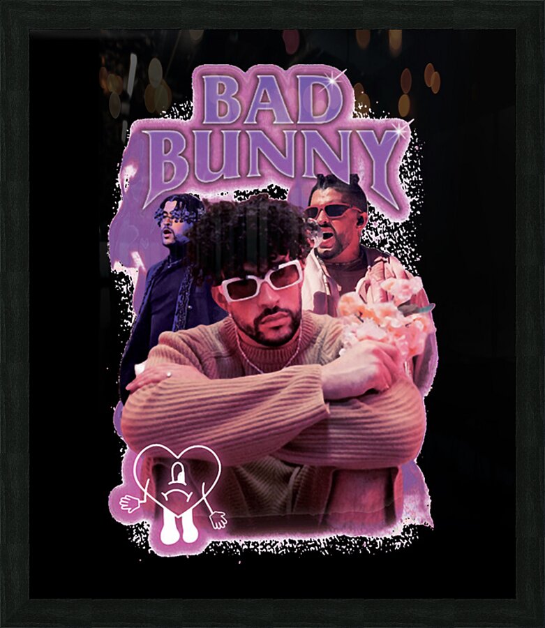 Bad Bunny 47 Picture Frame print