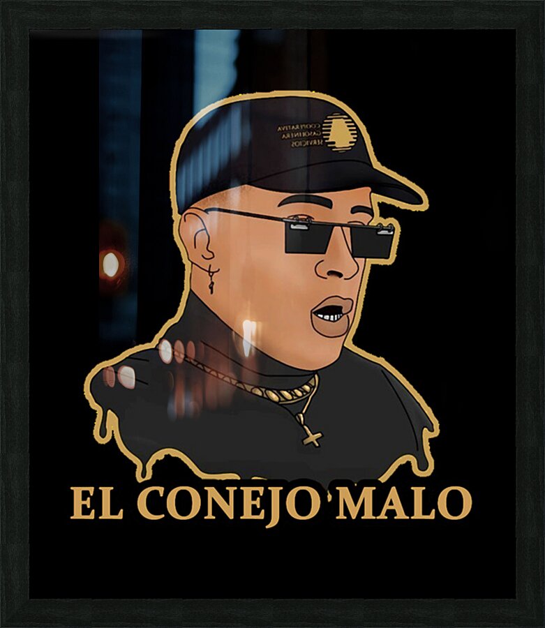 Bad Bunny 49 Picture Frame print