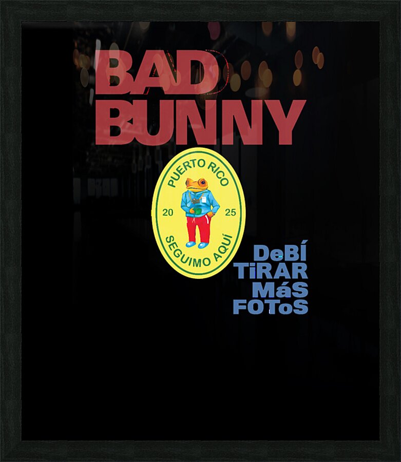 Bad Bunny 51 Picture Frame print