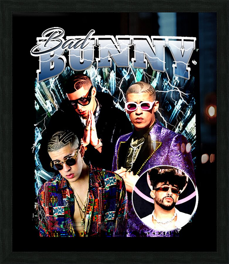 Bad Bunny 60 Picture Frame print