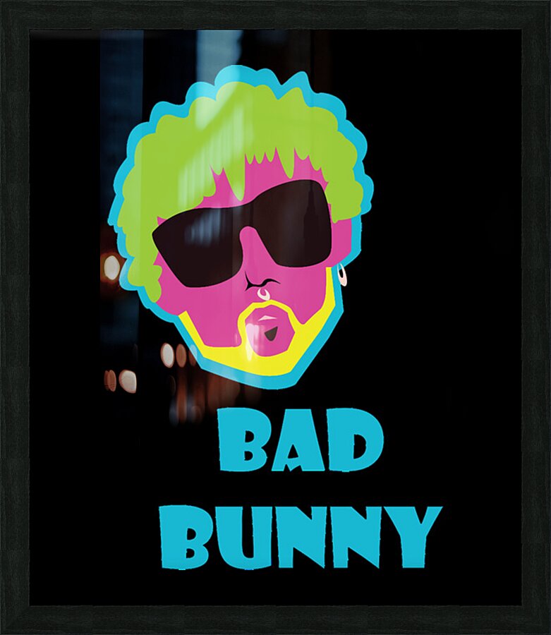 Bad Bunny 63 Picture Frame print
