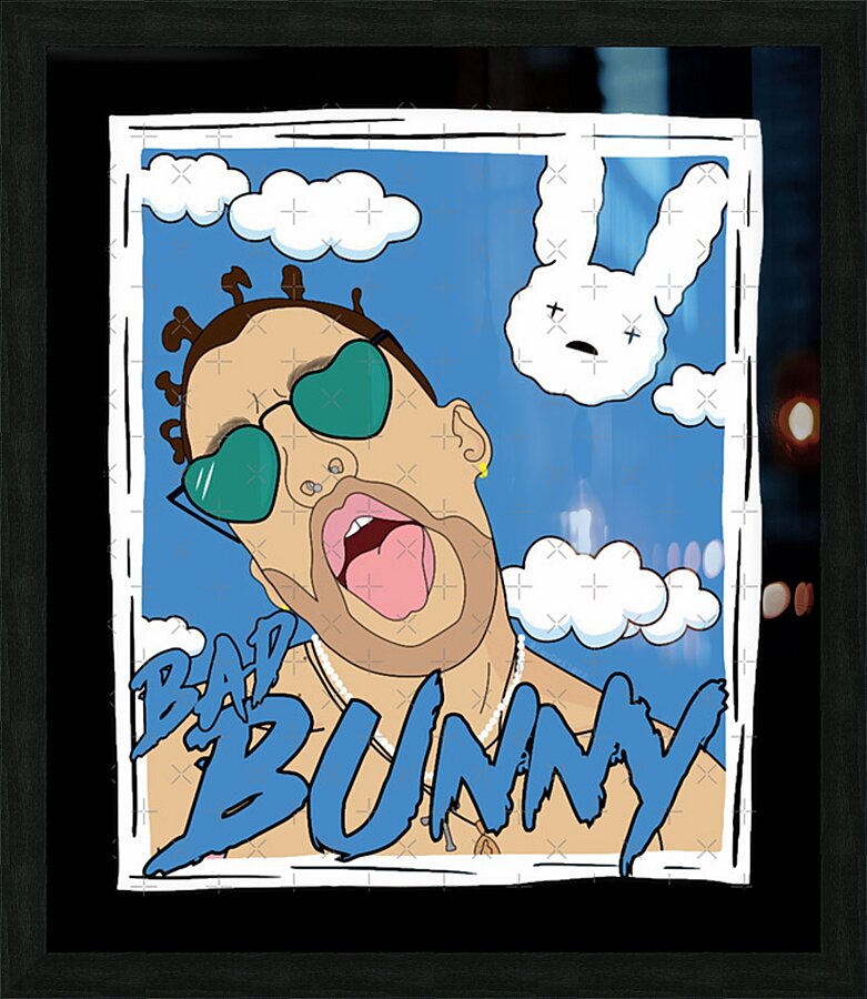 Bad Bunny 1 Picture Frame print