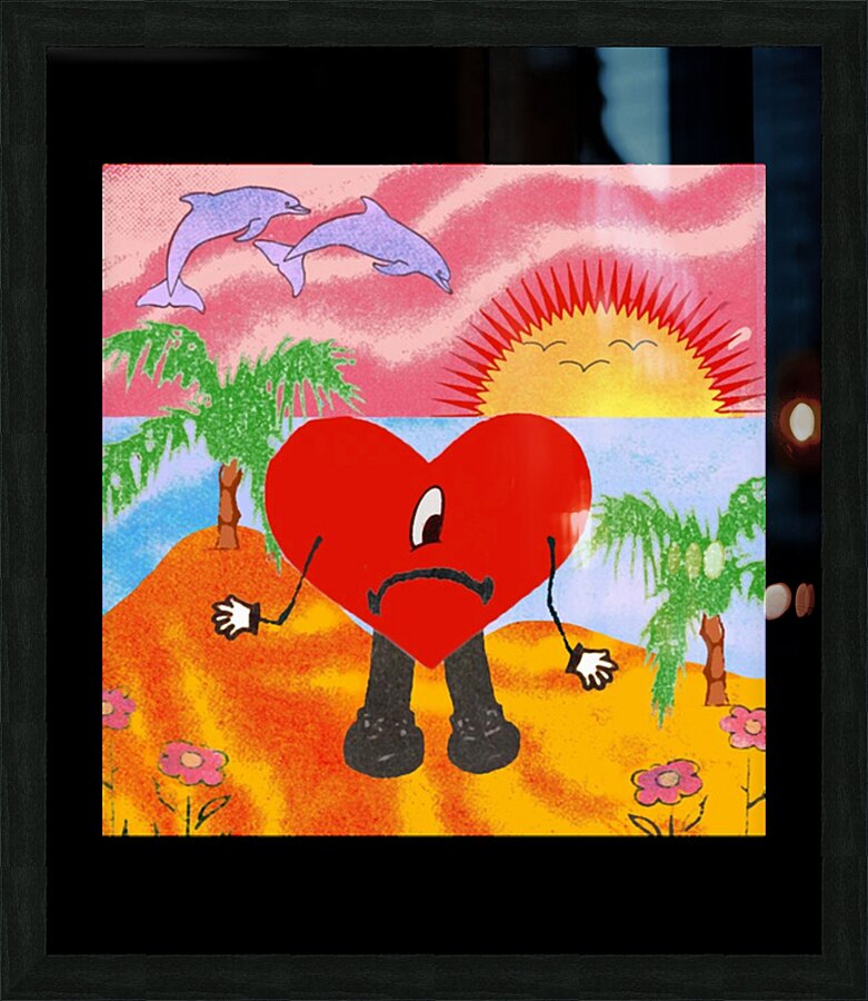 Bad Bunny 9 Picture Frame print