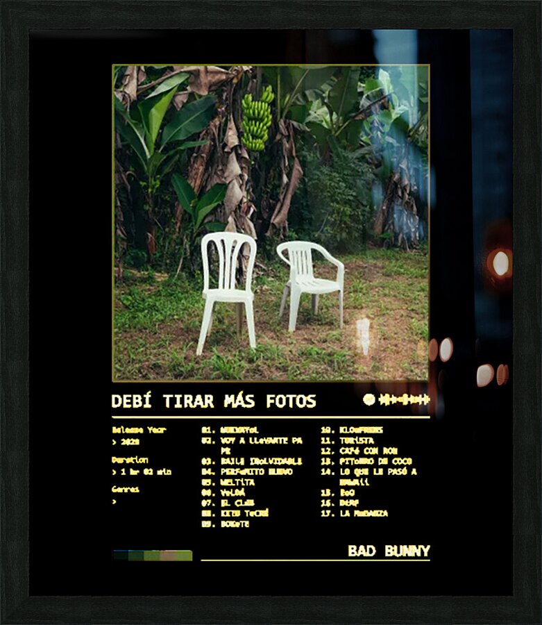 Bad Bunny 11 Picture Frame print
