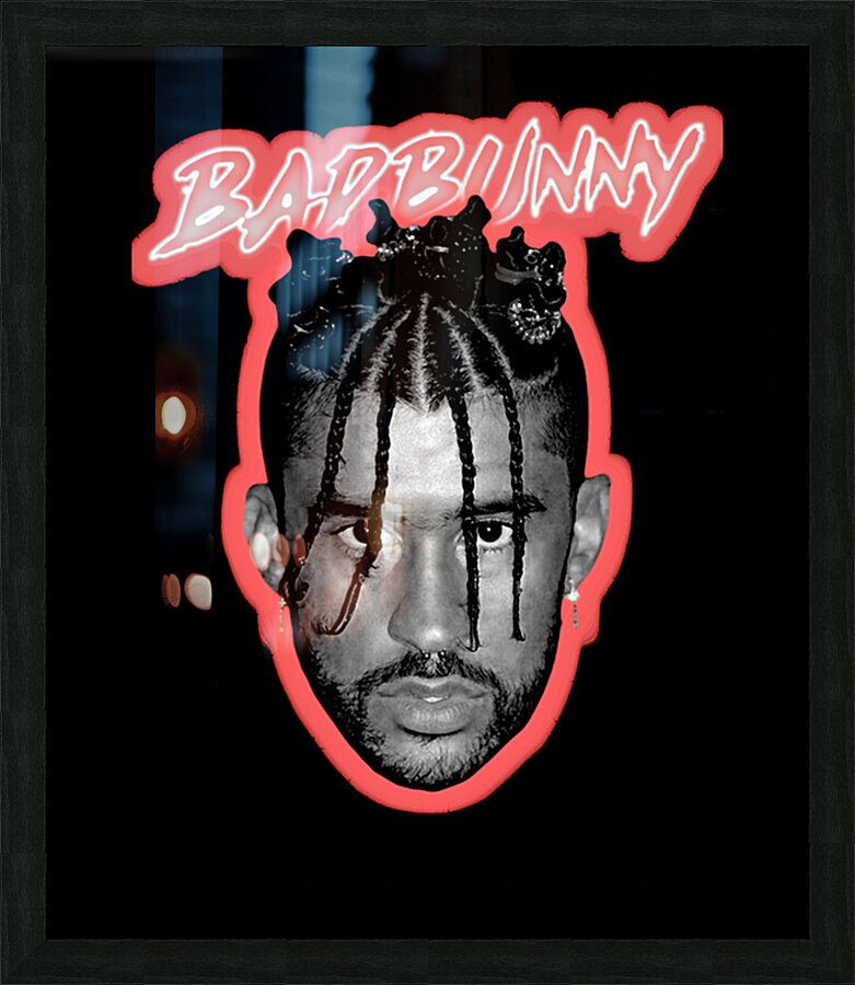 Bad Bunny 26 Picture Frame print