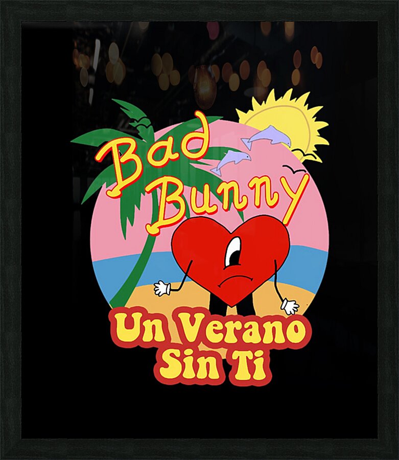 Bad Bunny 28 Picture Frame print