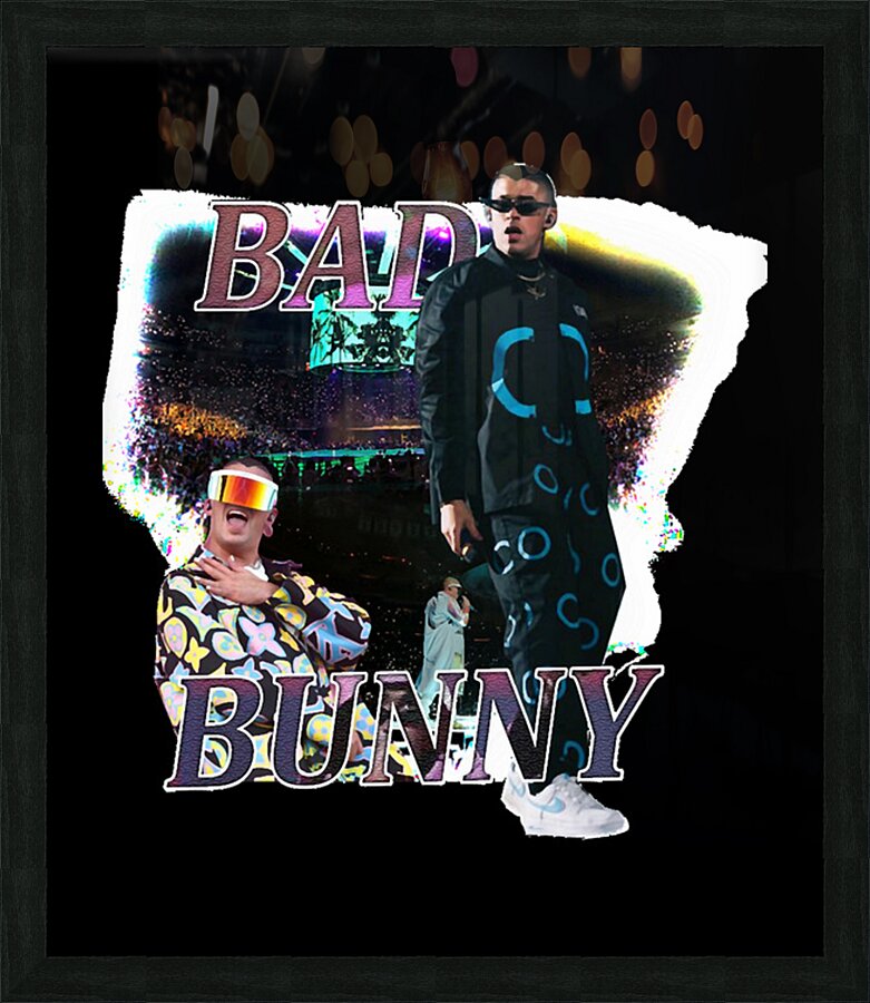 Bad Bunny 32 Picture Frame print