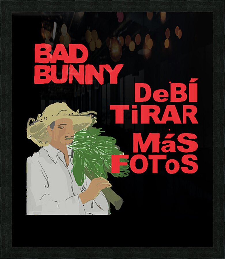 Bad Bunny 37 Picture Frame print