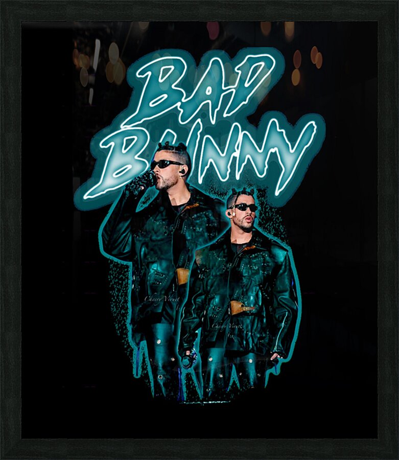 Bad Bunny 38 Picture Frame print