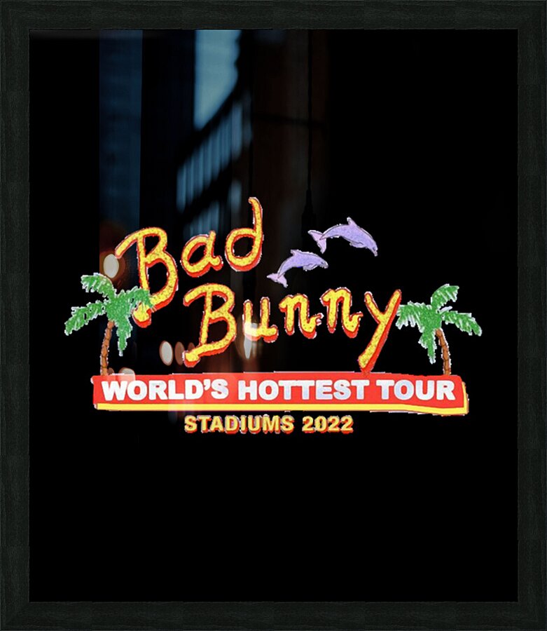 Bad Bunny 39 Picture Frame print