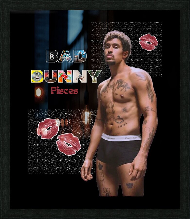 Bad Bunny 42 Picture Frame print