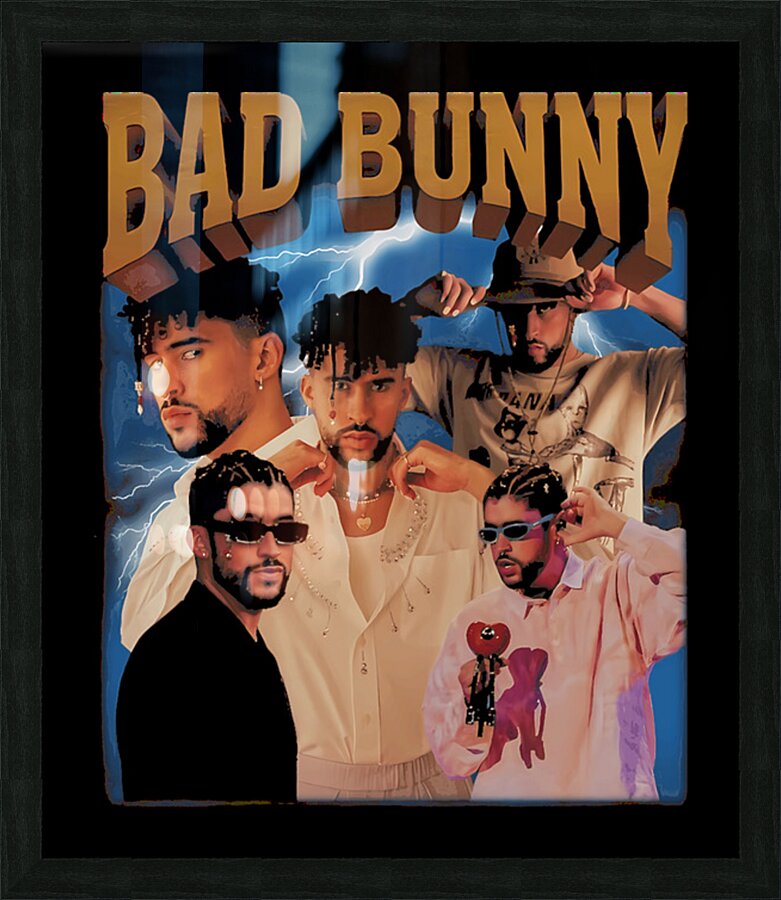 Bad Bunny 44 Picture Frame print