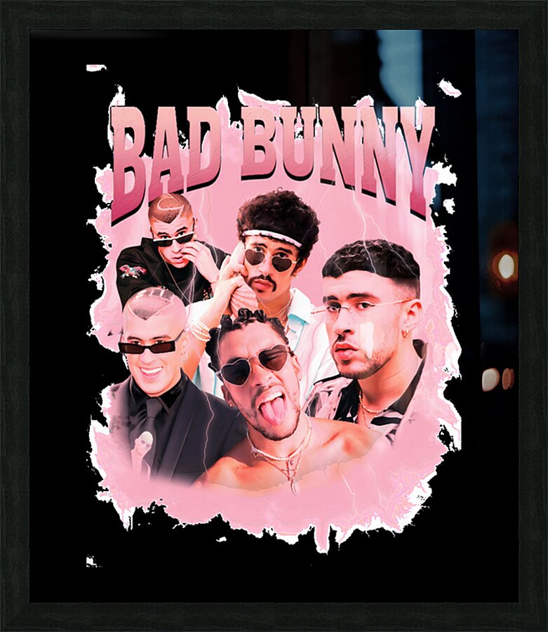 Bad Bunny 47 Picture Frame print