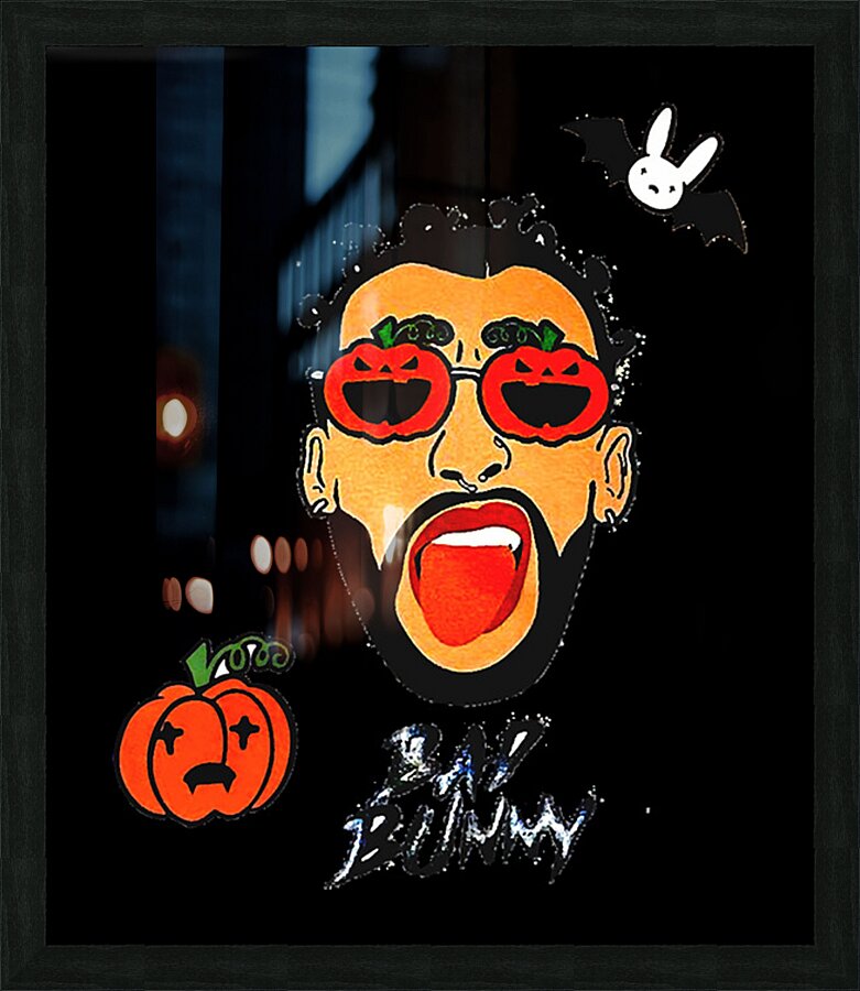 Bad Bunny 50 Picture Frame print