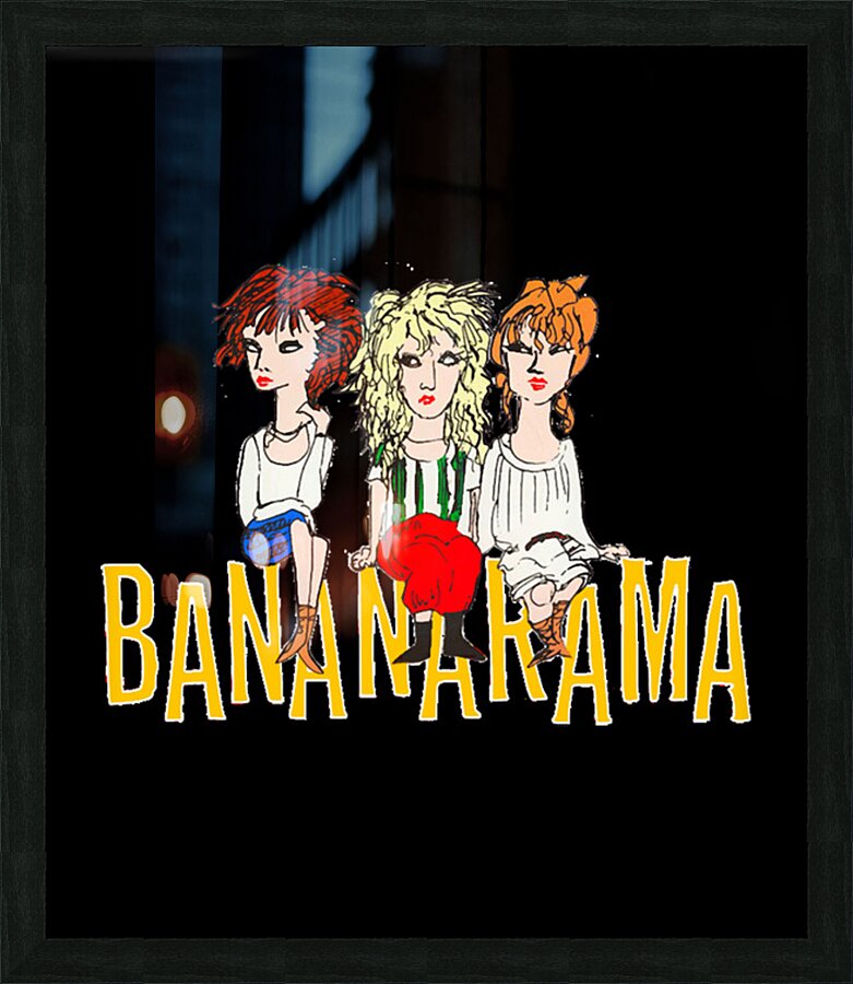Bananarama 4 Picture Frame print