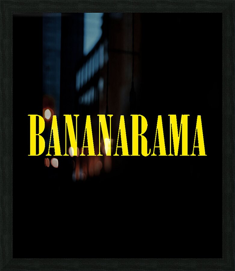 Bananarama 7 Picture Frame print