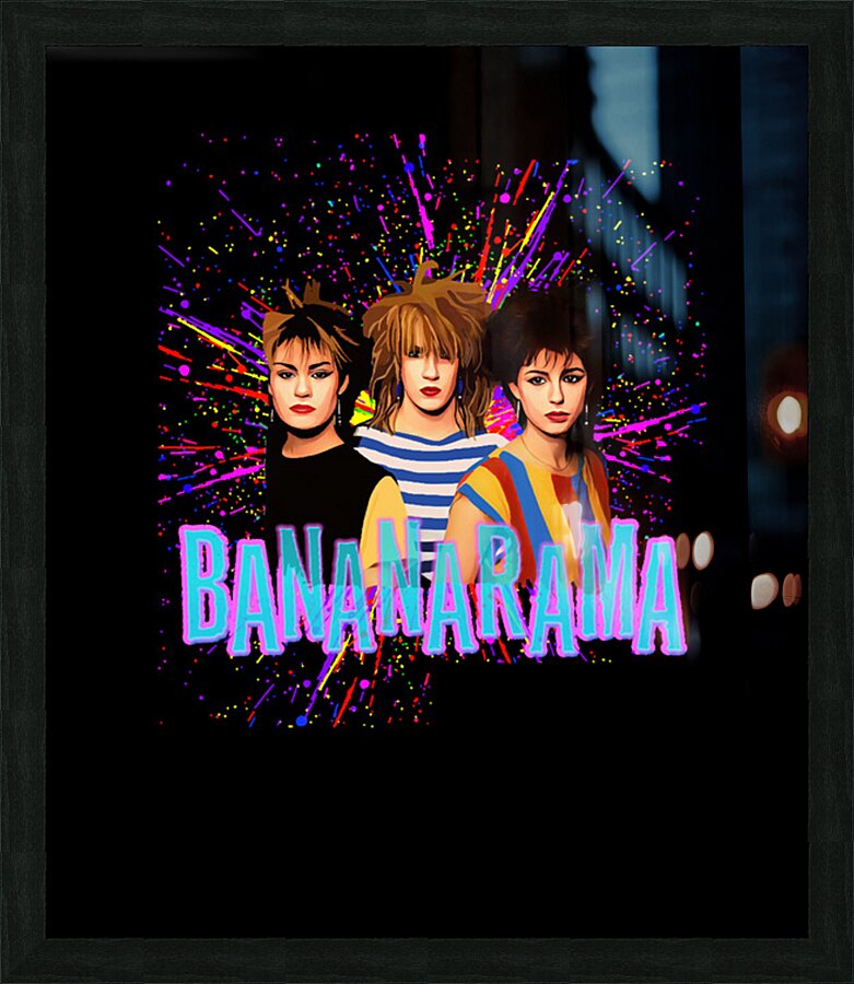 Bananarama 9 Picture Frame print