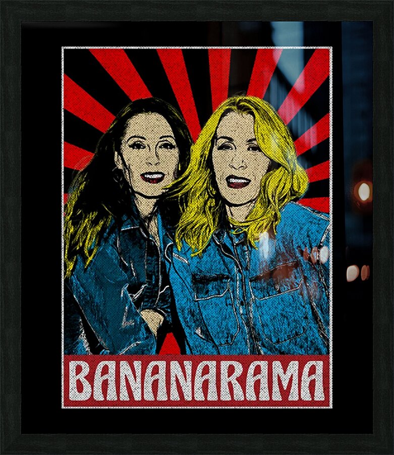 Bananarama 35 Picture Frame print