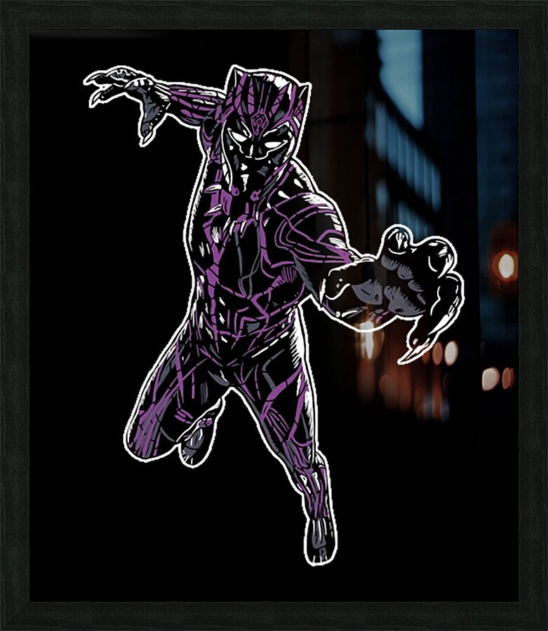 Black Panther 32 Picture Frame print